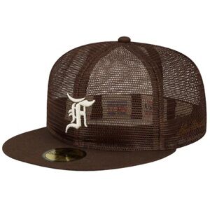 New Era Fear of God Brown Mesh 59Fifty fitted Detroit Tigers 7 1/4 Hat